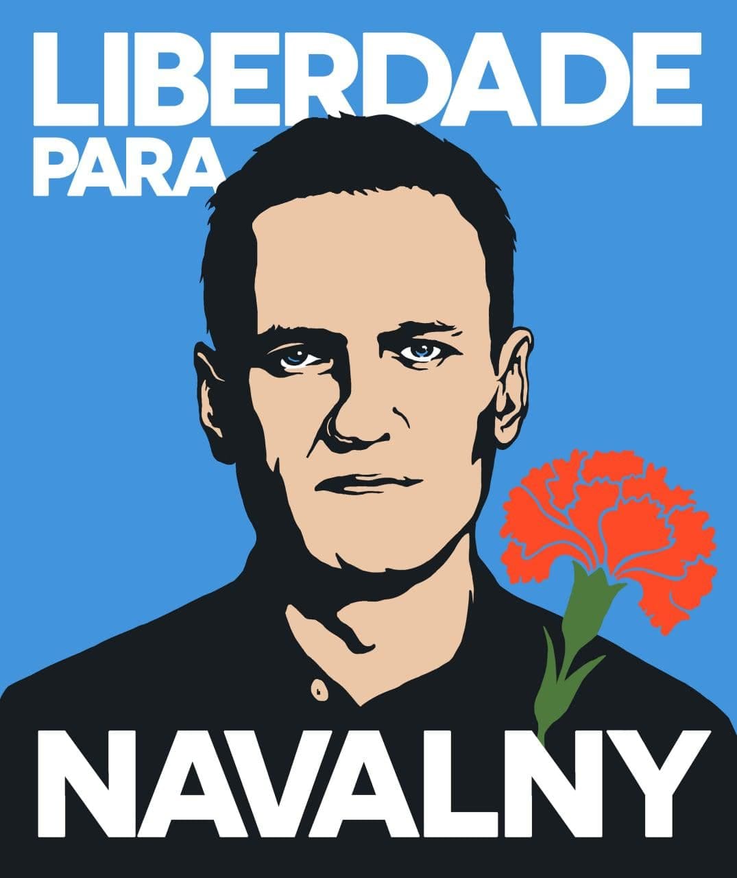 Гвоздика — национальный португальский символ победы над диктатурой. Художница Александра Осташева запустила в соцсетях флешмоб в поддержку Навального.