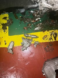  Последствия удара по гражданскому судну в одном из портов Одесской области