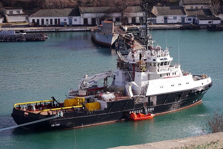 На российском буксире «Василий Бех» ранены 70% личного состава — ВМС Украины