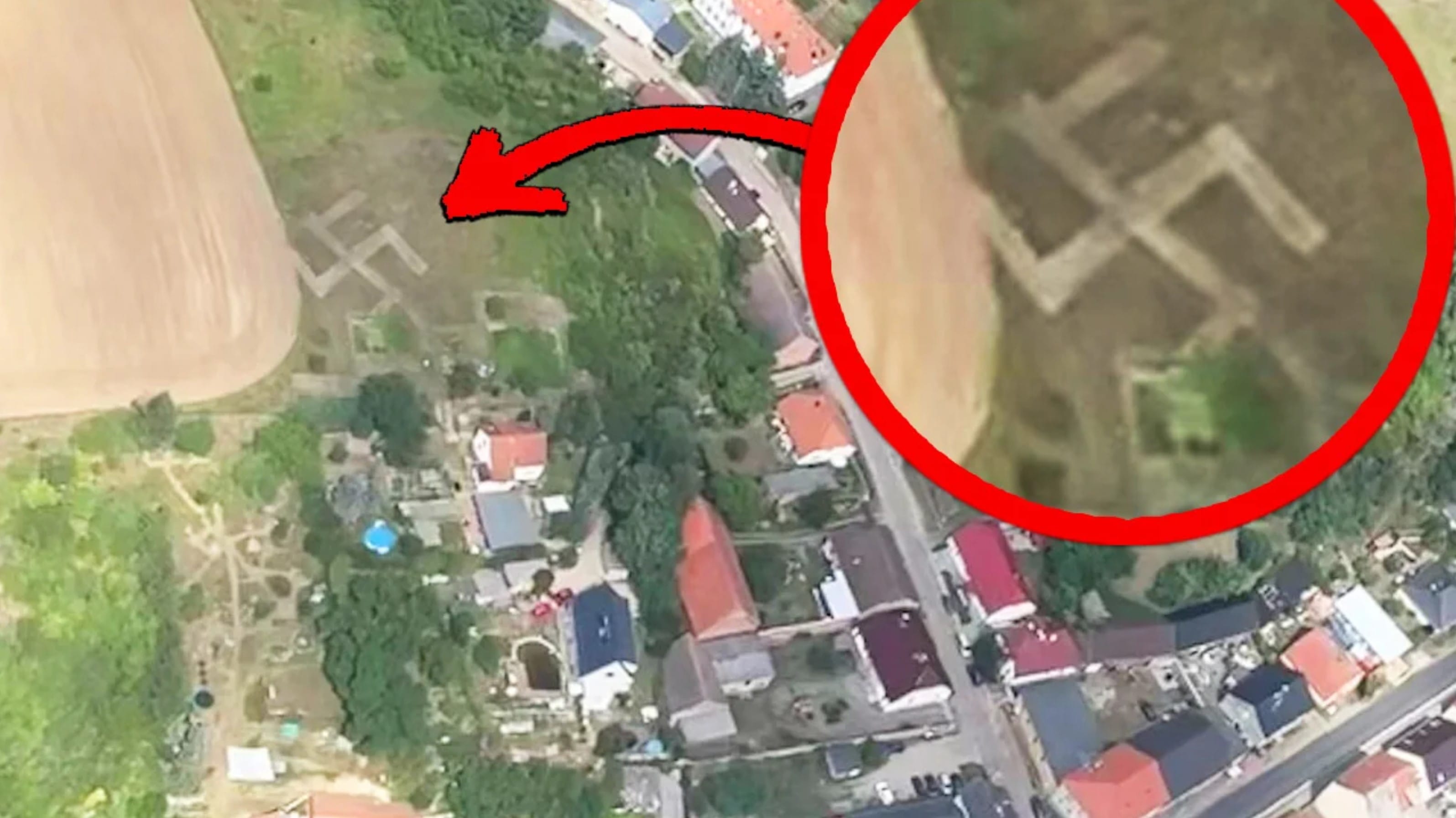 Фейк Соловьева: украинские беженцы в Германии выкосили в поле гигантскую свастику