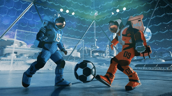 Ученые представили проект футбольного матча на Луне в 2035 году. Там будет губчатый мяч и судьи-голограммы