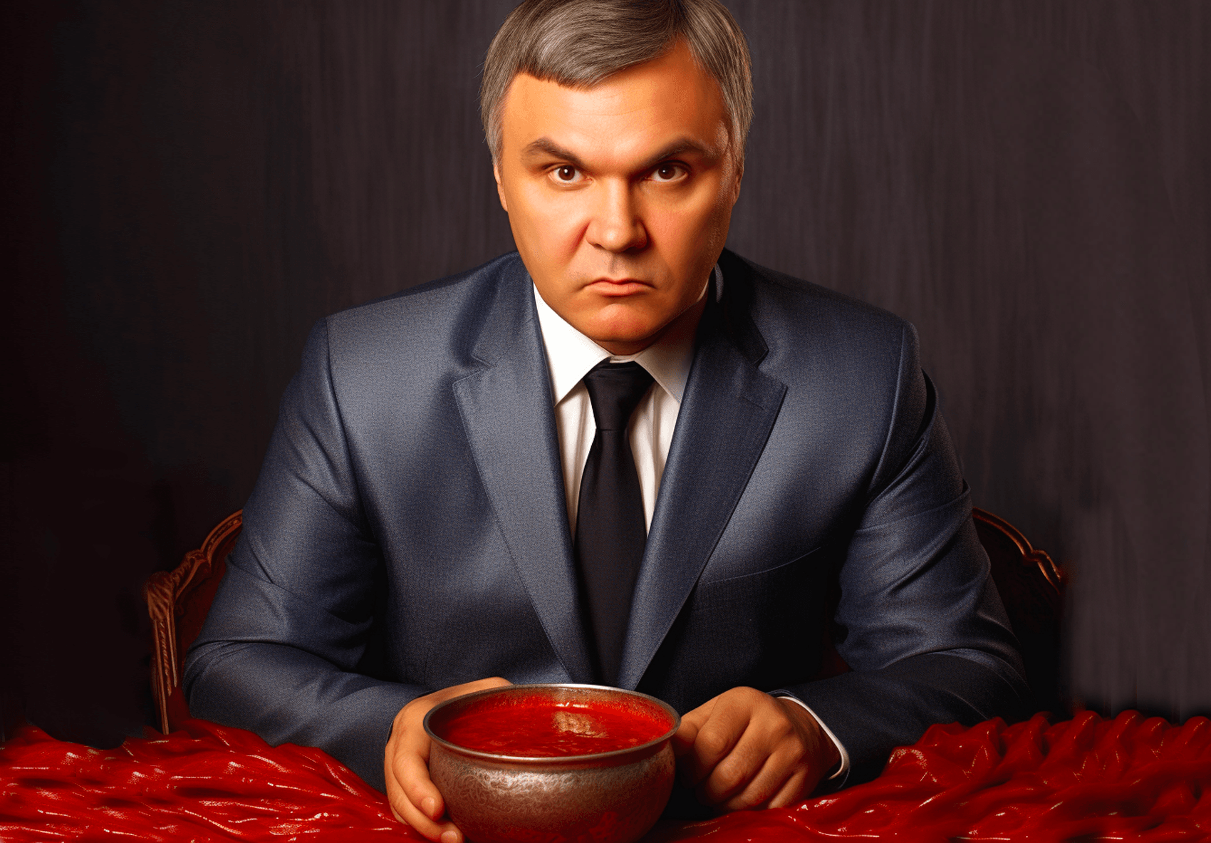 Володин заявил, что девочек надо учить варить борщи для заботы о мужьях. На жену Володина записано активов на 2,2 млн борщевых наборов