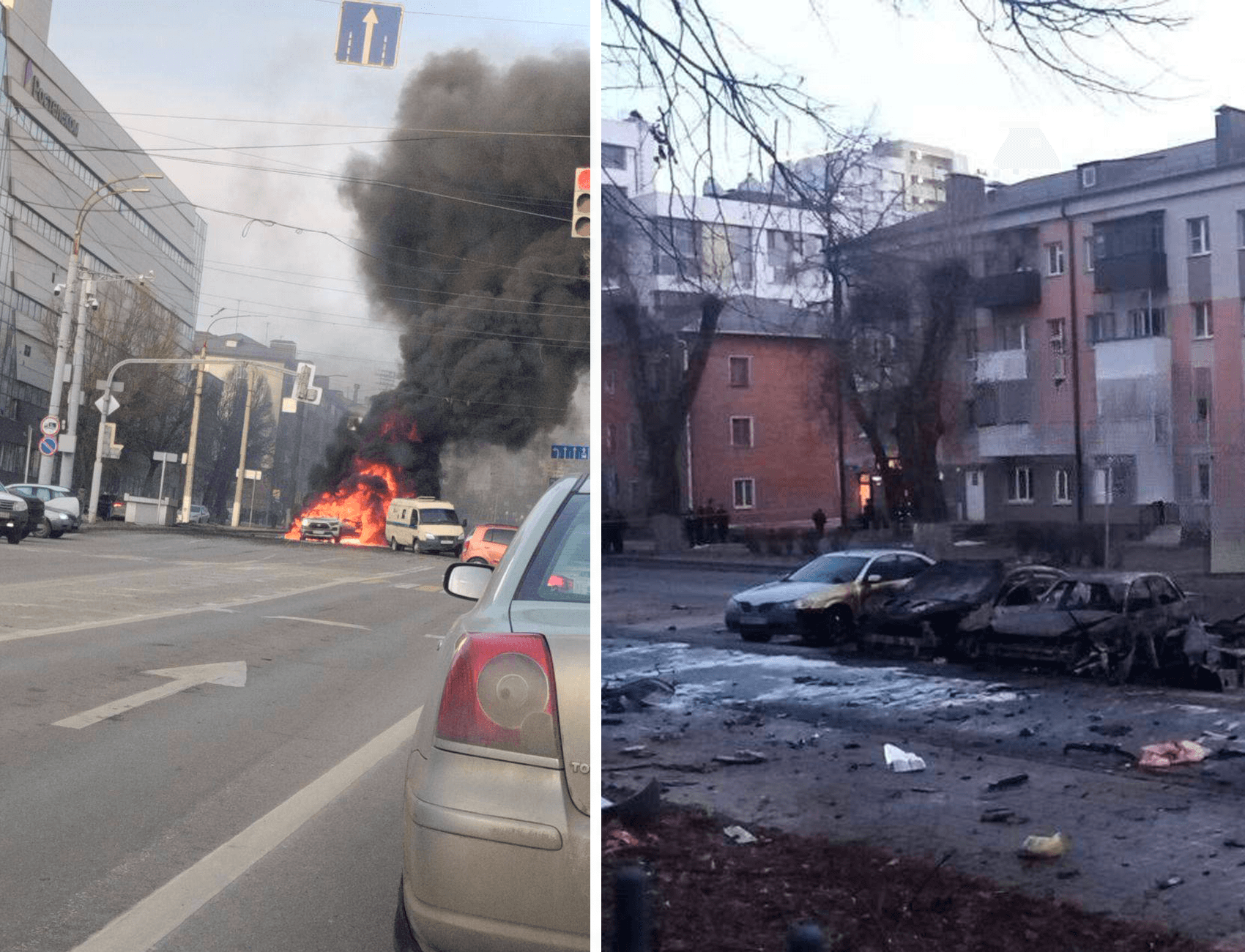 Число погибших в Белгороде выросло до 14. Украинские СМИ утверждают, что упали украинские боеприпасы, сбитые российской ПВО