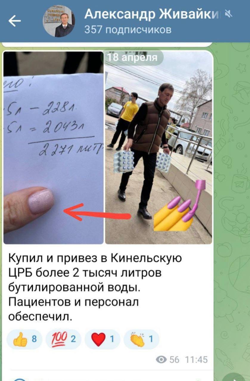 Хинштейн заподозрил вице-спикера Самарской губернской думы в «нетрадиционной ориентации» из-за фото пальца с розовым лаком
