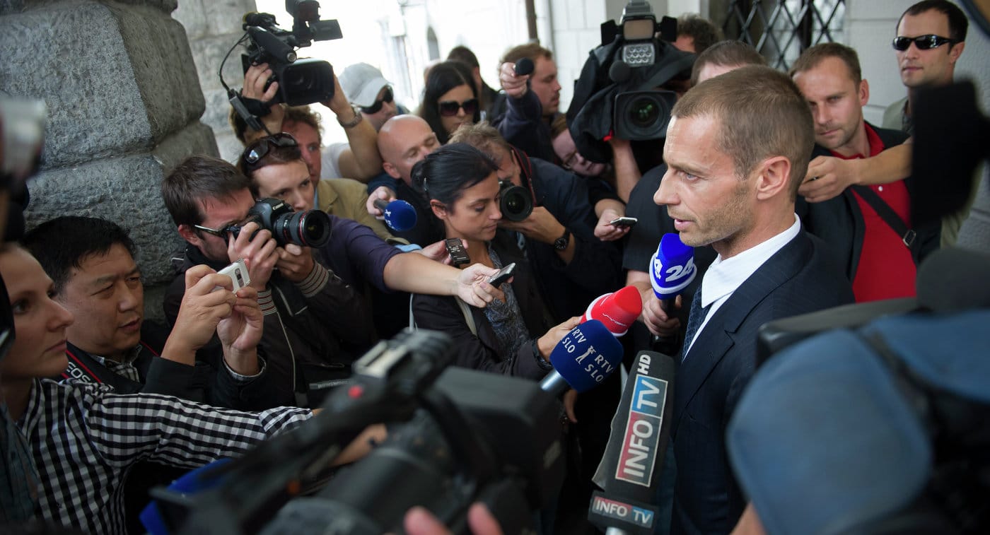 Глава футбольной ассоциации Словении Александер Чеферин избран президентом УЕФА