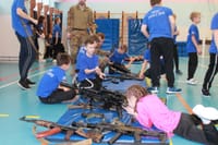 На занятиях «Добровольца» и Северо-cлавянской общины