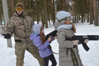 На занятиях «Добровольца» и Северо-cлавянской общины