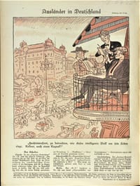 «Иностранцы в Германии» (Ulk, 1922): «Очень интересно наблюдать, как этот интеллигентный народ борется за жизнь. Официант, ещё коньяк!»