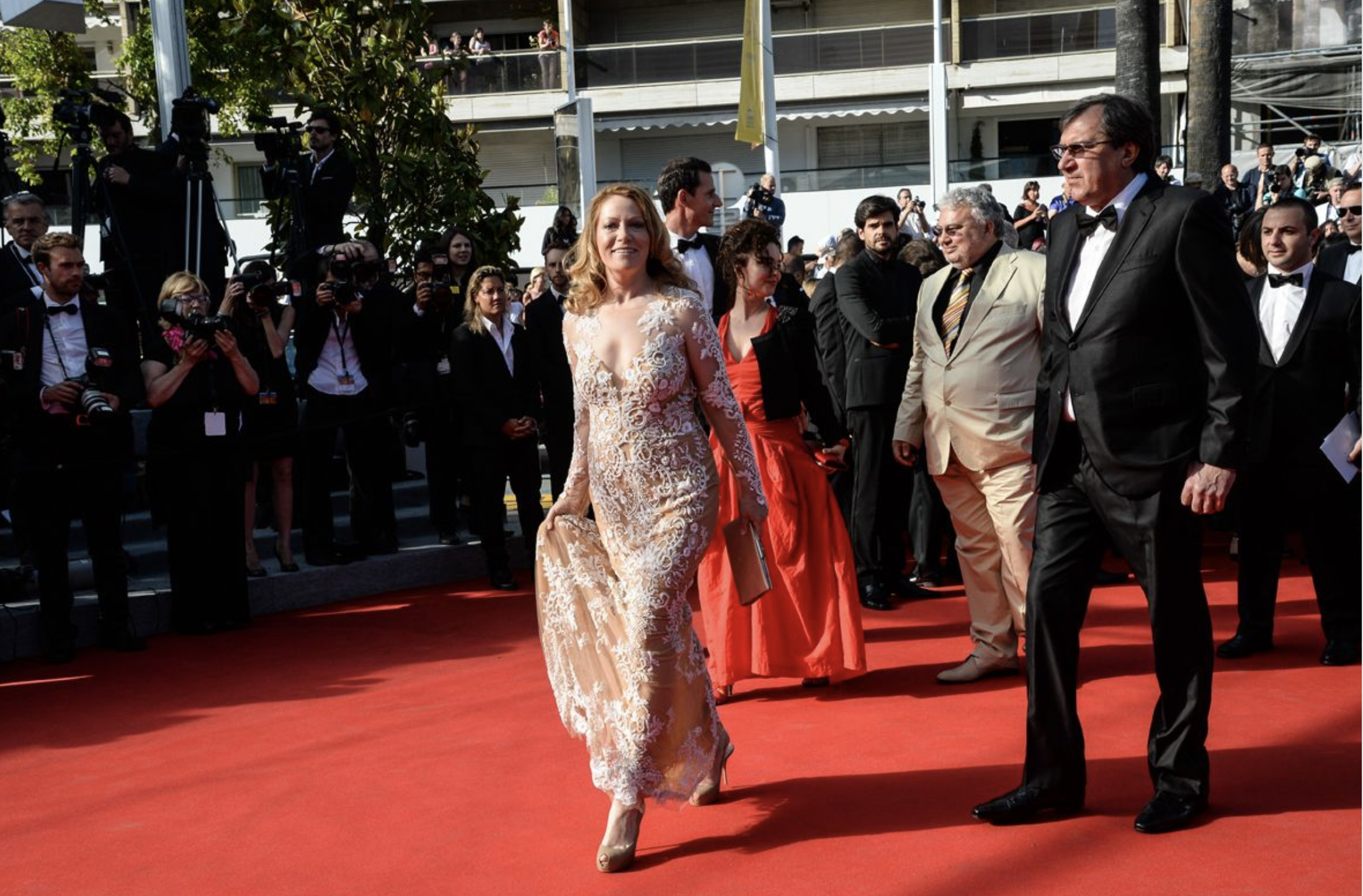 Евгения Бернова и Виктор Григорян в Каннах