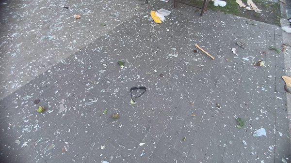 Последствия ракетного удара в Чернигове