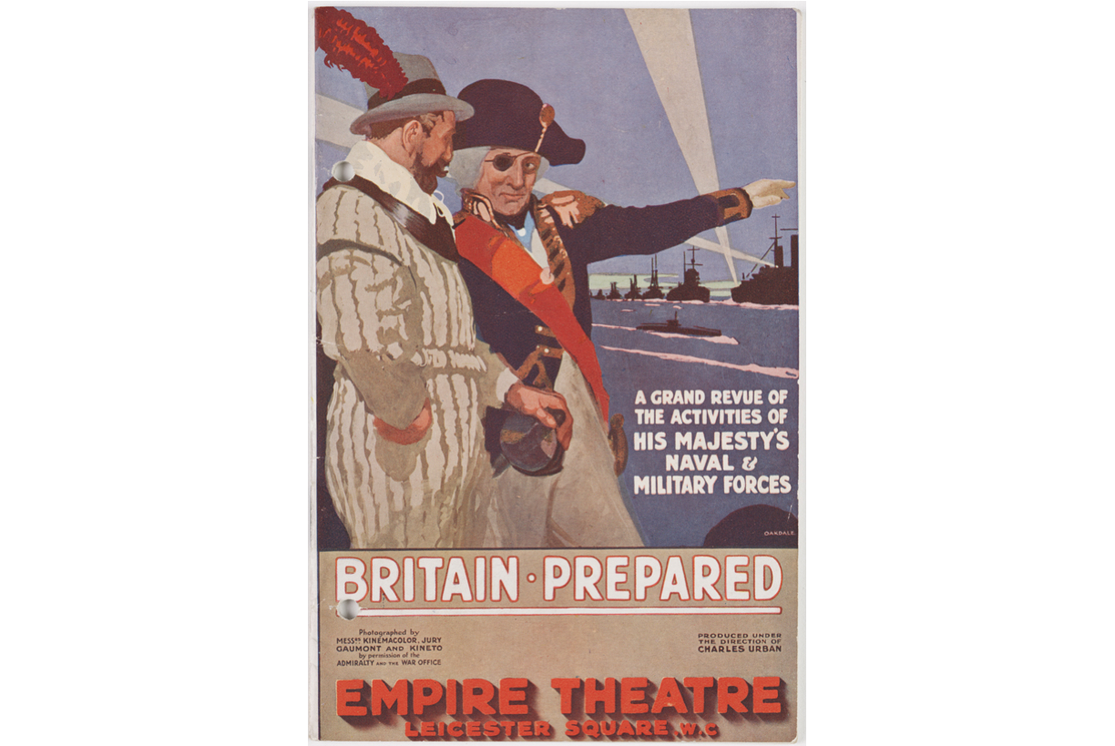 Постер британского пропагандистского фильма "Britain Prepared", 1915 г.