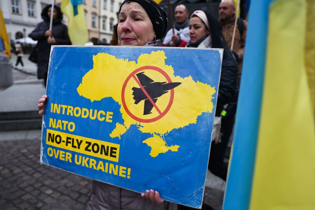 Демонстрация в Кракове (Польша), 27 ноября 2022 года