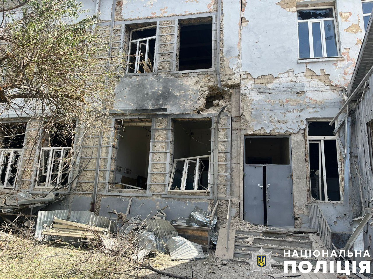 Последствия обстрелов Херсонской области