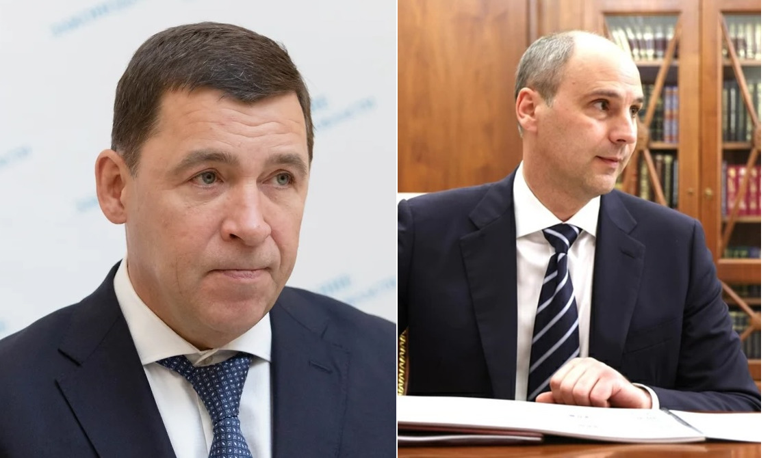 Евгений Куйвашев (слева) и Денис Паслер.