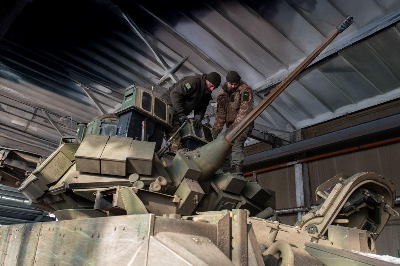 Ремонт БМП Bradley в Украине