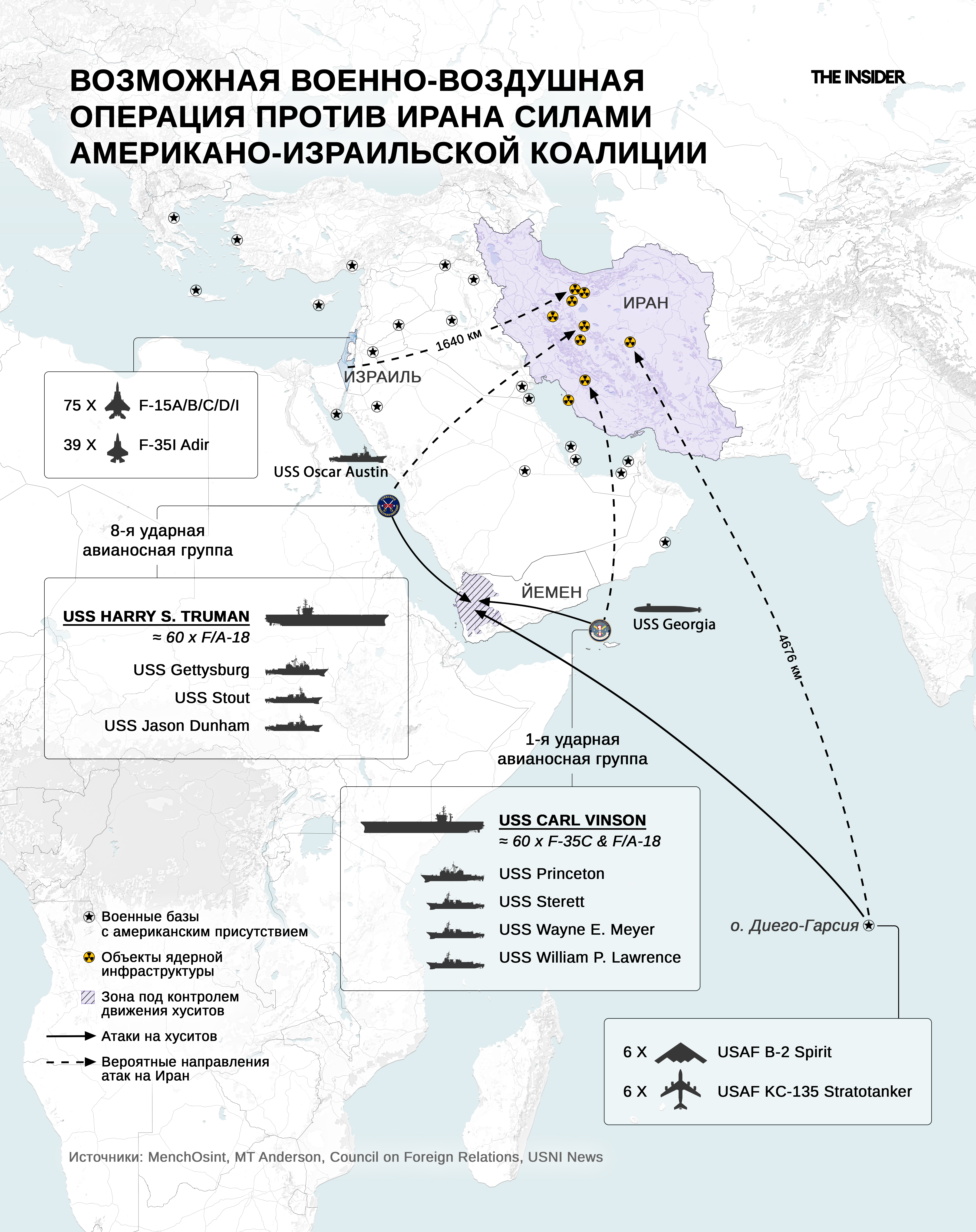Возможная военно-воздушная операция против Ирана