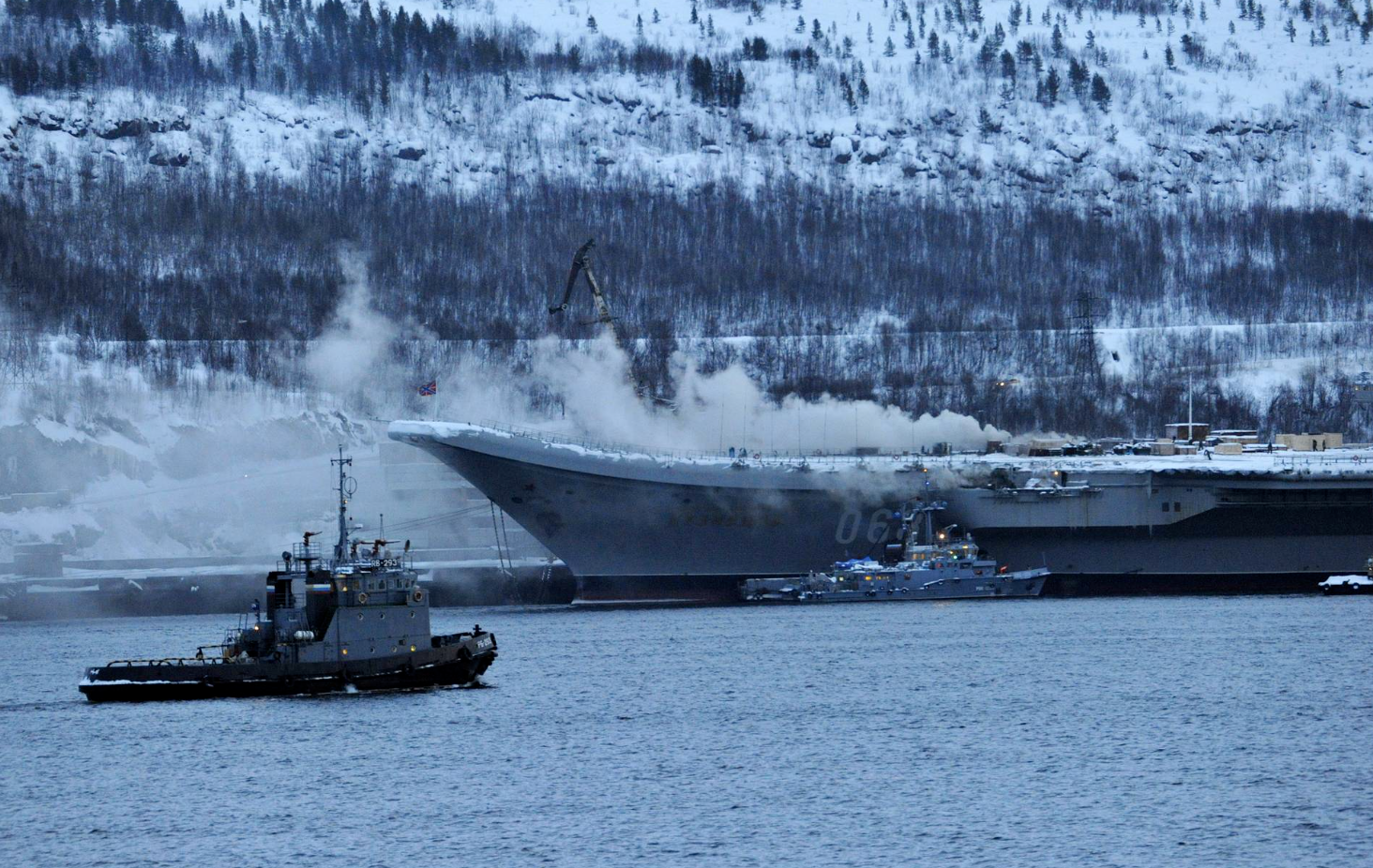 Пожар на ТАВКР «Адмирал Флота Советского Союза Кузнецов» в Мурманске, декабрь 2019 года