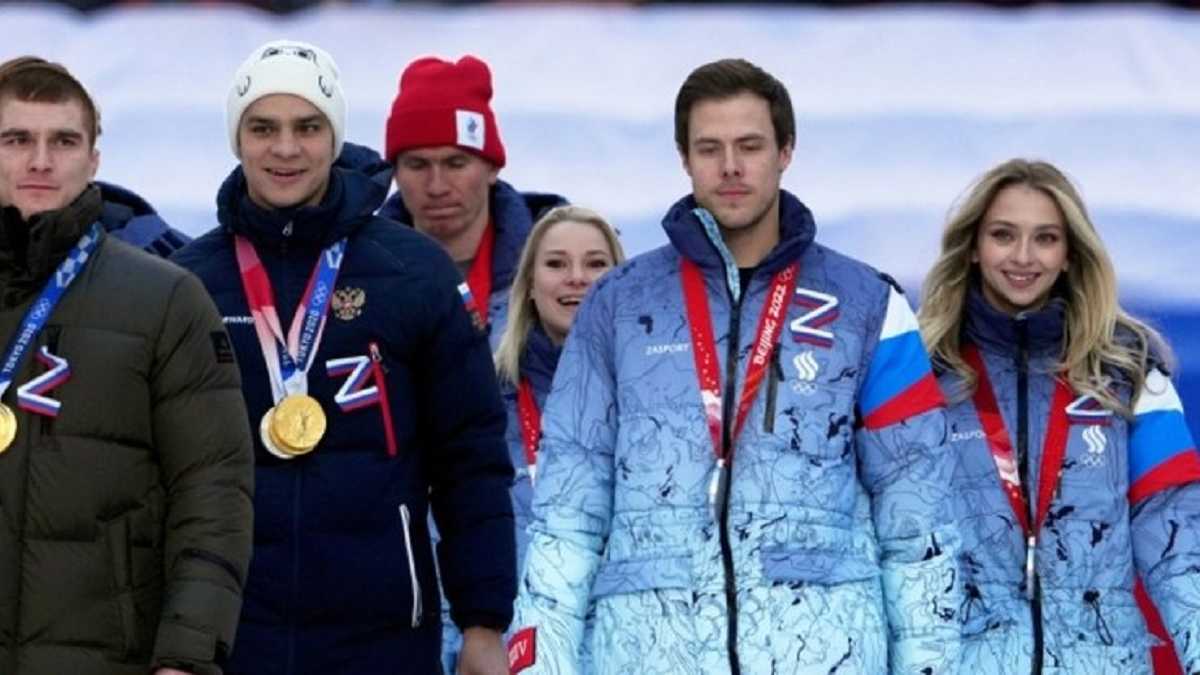 Российские спортсмены на концерте в честь восьмилетия аннексии Крыма