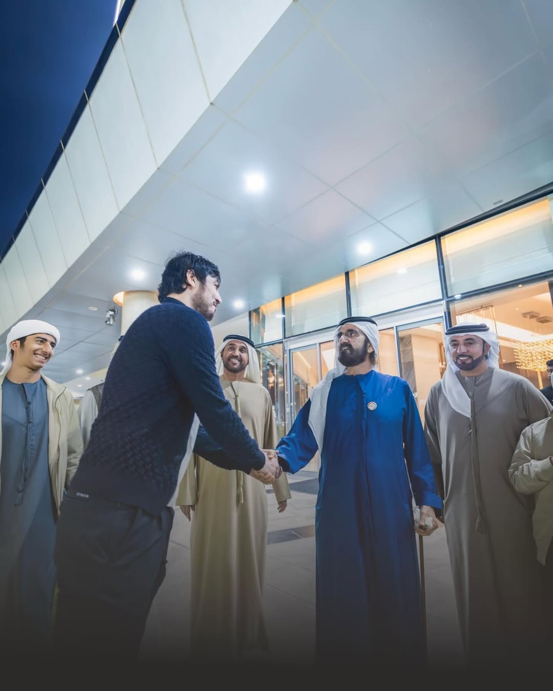 Сердар Азмун и шейх Дубая Мохаммед бен Рашид Аль Мактум